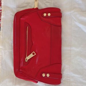 Rebecca Minkoff red clutch-Perfect for the holidays!